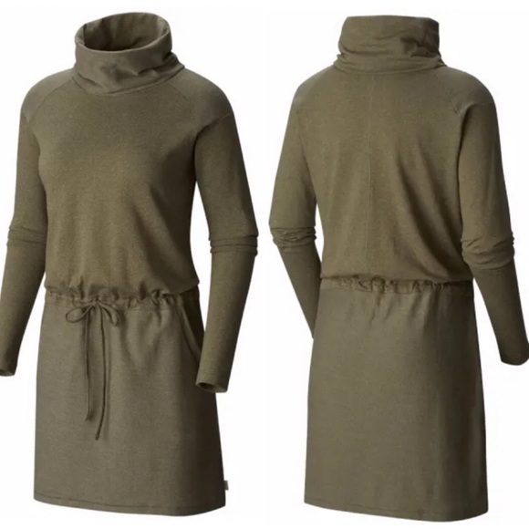 Mountain Hardwear Dresses & Skirts - Mountain Hardwear Shadow Knit Tunic Dress Olive